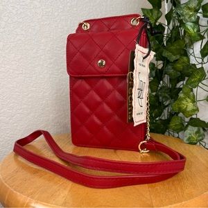 Red Cross Body Mini Purse